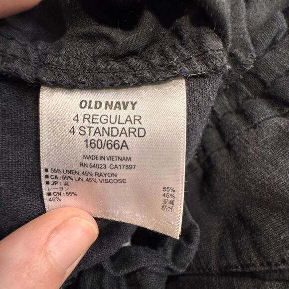 Old Navy Womens Shorts Linen Rayon Blend Size 4 - Picture 4 of 4
